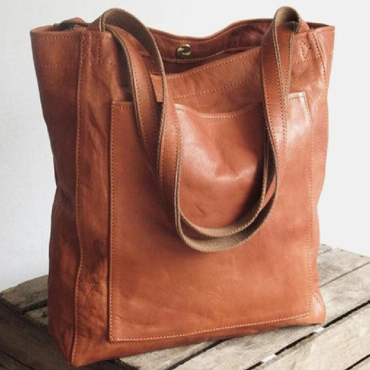 FIORENZA™ | Classic Genuine Pu Leather Tote