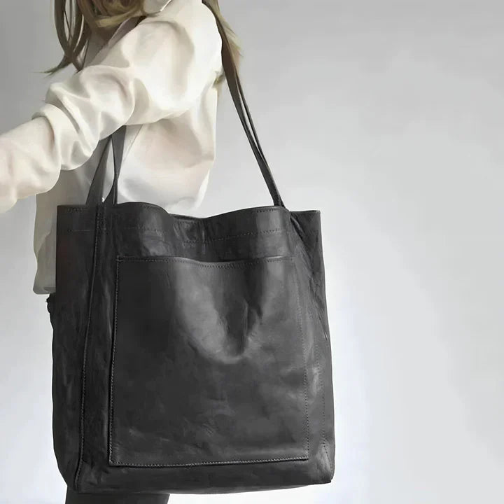 FIORENZA™ | Classic Genuine Pu Leather Tote