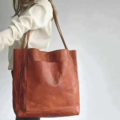 FIORENZA™ | Classic Genuine Pu Leather Tote
